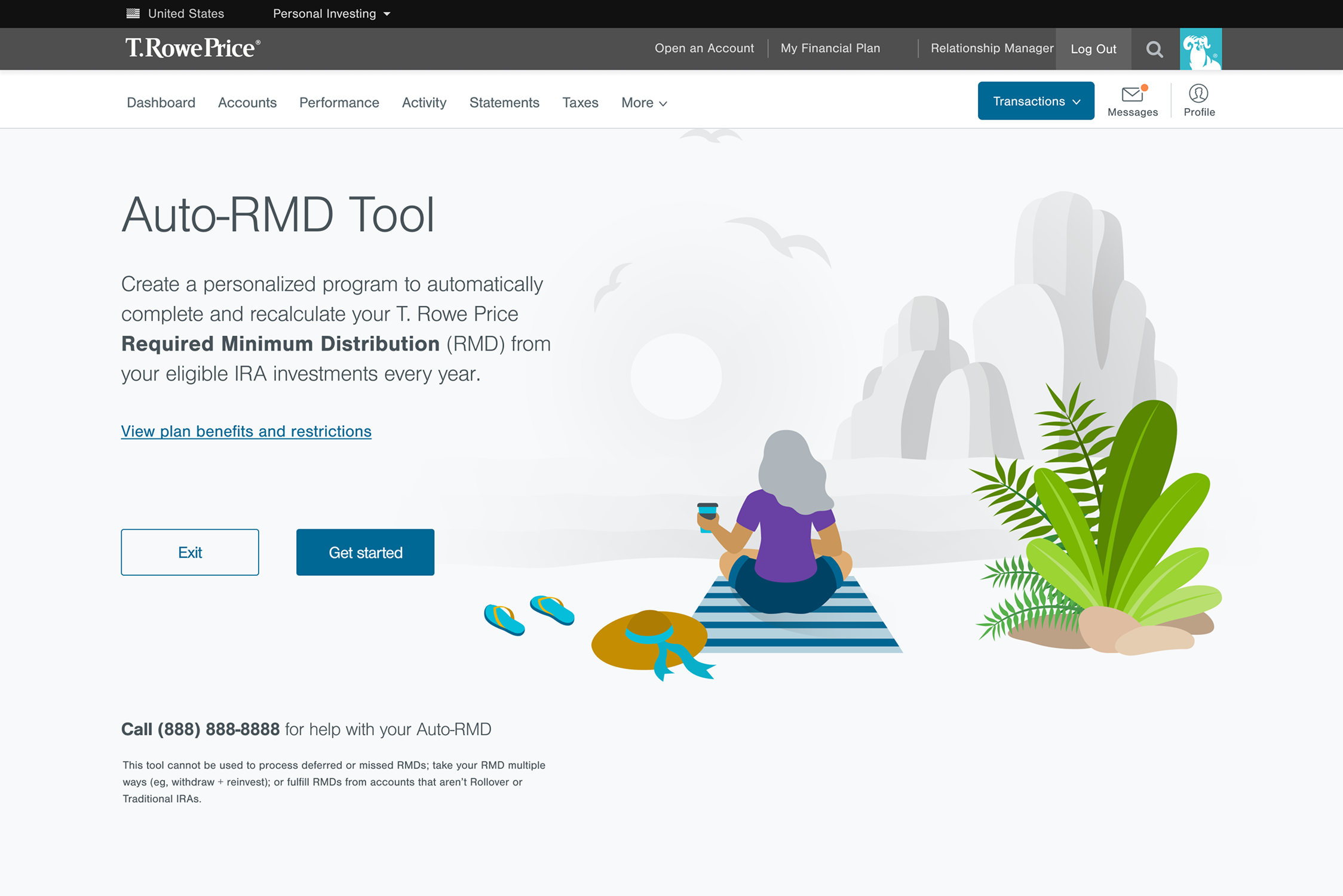 Illustrated entry page